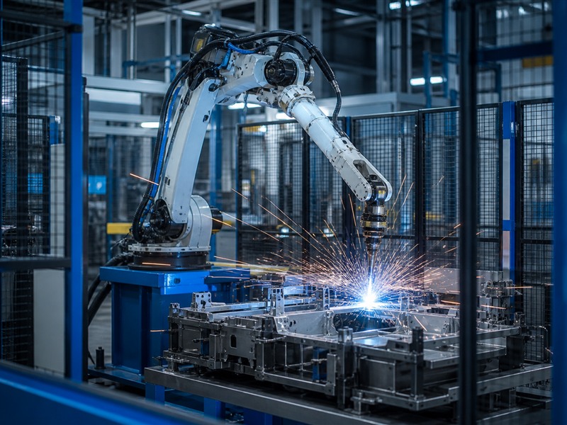 Robot kaynak hücresi
